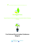 Final National Dissemination Workshop in Plovdiv, Bulgaria
